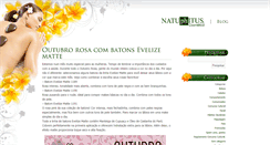 Desktop Screenshot of blog.natuphitus.com.br